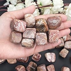 Crocon 1LB Rosetta Jasper Tumbled Stones and