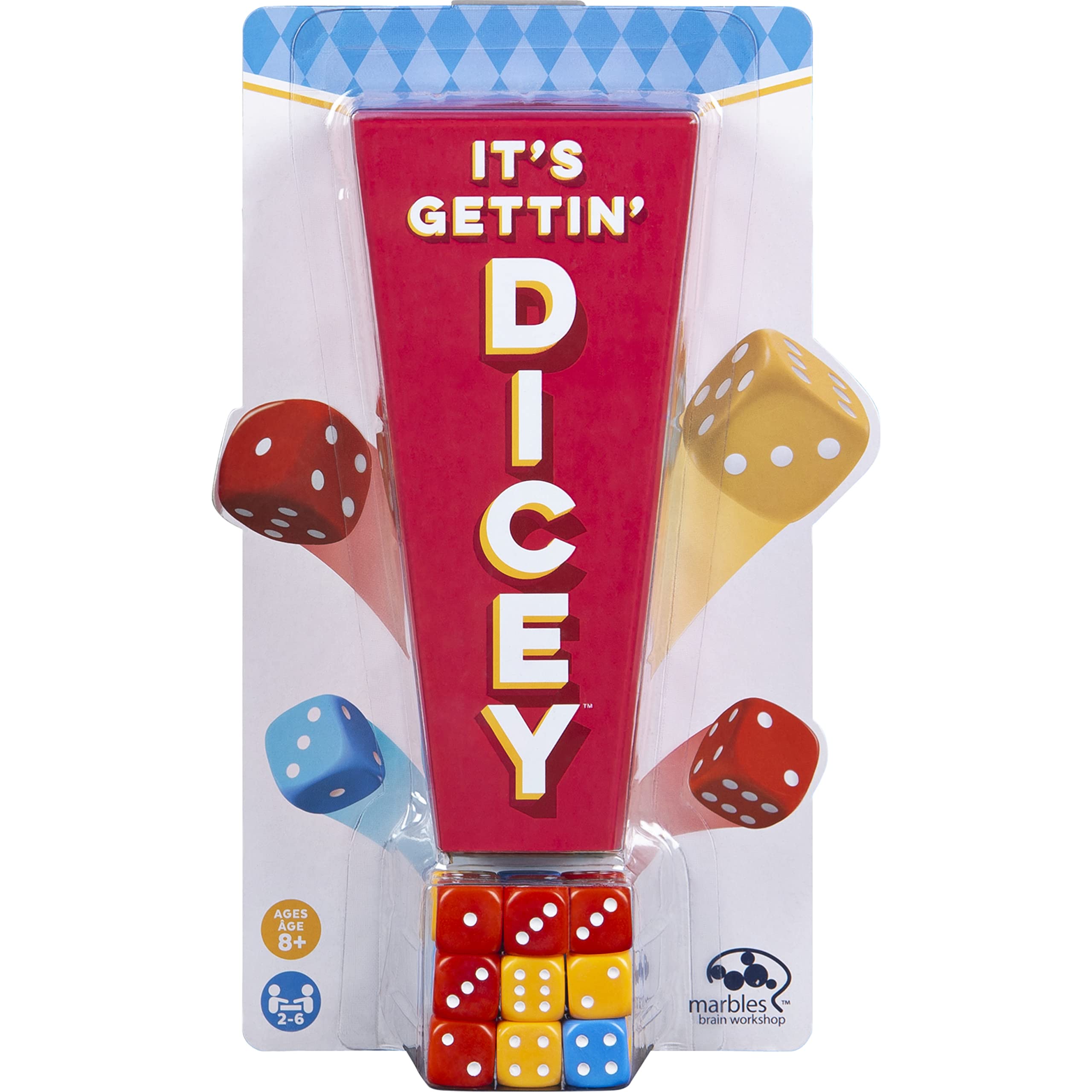 It’s Gettin’ Dicey, Frantic Dice-Rolling Game for 2-6 Players, for Aged 8 and Up