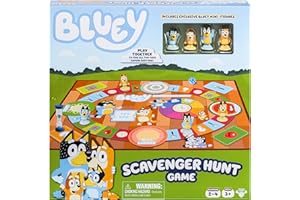 Bluey Scavenger Hunt Game. A Fun Board Game Full of Fun Activities to Perform, Things to Find and Questions About to Answer