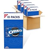 OREO Chocolate Sandwich Cookies, 40 Snack Packs (4 Cookies Per Pack, 4 Boxes)
