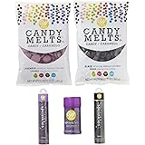 Wilton Purple and Black Candy Bark Set, 5-Piece