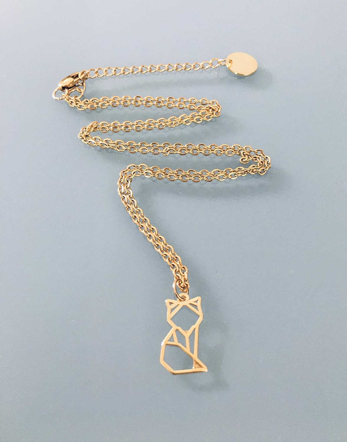 Collier Chaîne Homme En Acier Inoxydable Doré - 316L, Brillant, Idée Cadeau, Neuf (Sans Emballage)