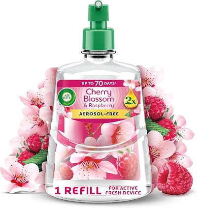 Air Wick Cherry Blossom & Raspberry Automatic Spray Refill 228ml 70 Days
