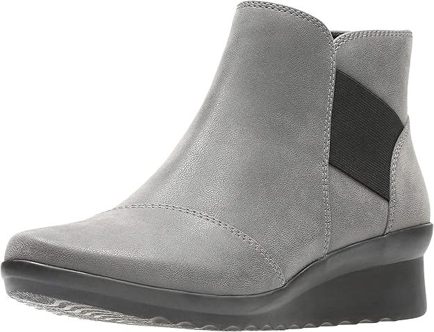cloudsteppers by clarks exposed ankle booties