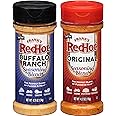 Frank's RedHot Original Seasoning Blend (Hot Sauce Powder) 4.12 oz with Frank's Redhot Buffalo Ranch Seasoning Blen, (Buffalo Flavor), 4.75 oz