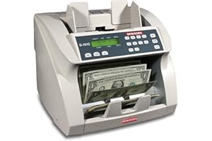 Semacon S-1615 Ultra High-Speed Premium Bank Grade Currency Counter with Ultraviolet Counterfeit Detection; Counting Mode, Adding Mode and Memory; 1000/1200/1500/1800 Notes per Minute