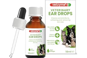 Vetzyme Antibacterial Ear Drops & Cleanser 18ml