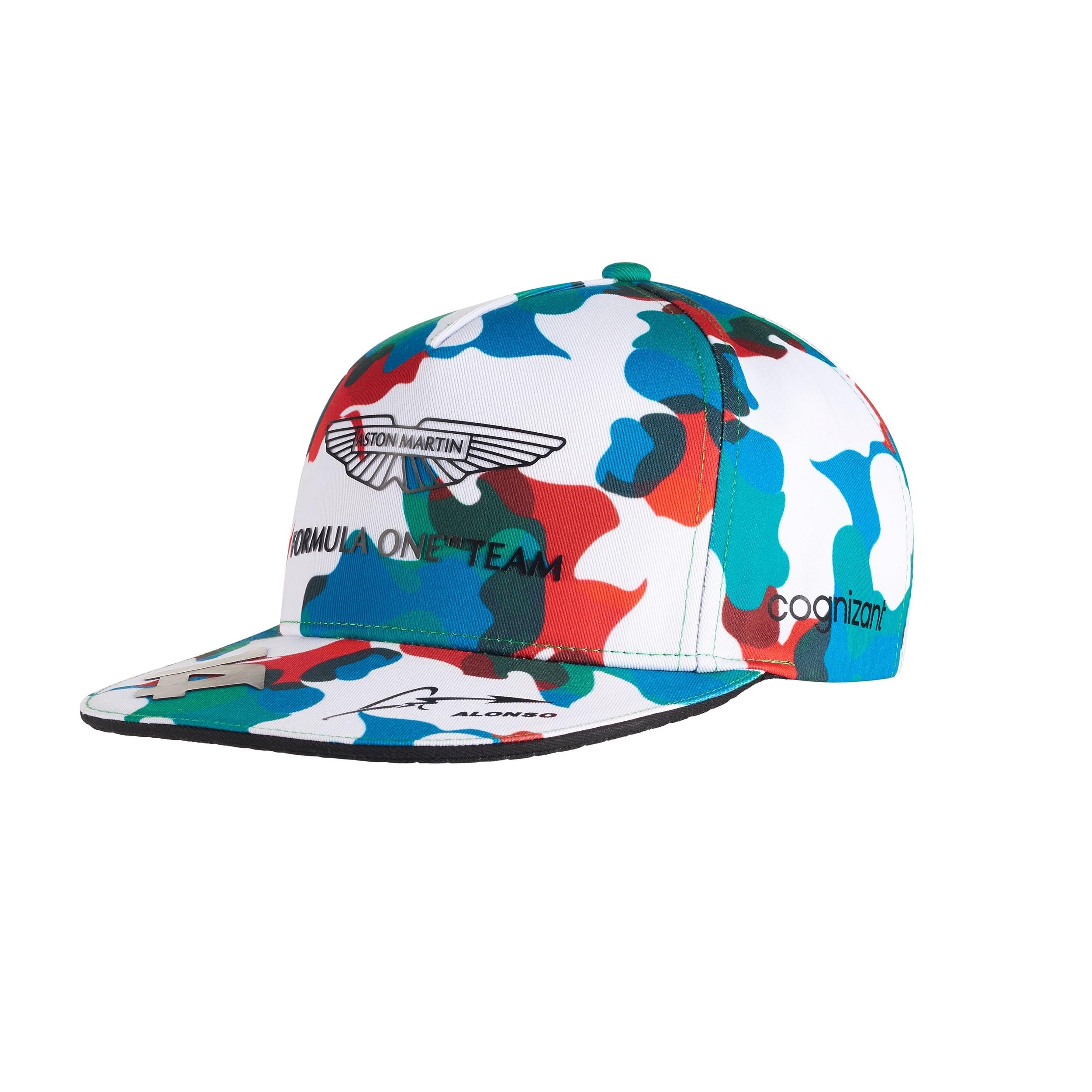 Aston Martin Formula One Team 2023 - Team Fernando Alonso Mexico GP Special Edition Baseball Cap Official Merchandise White/Blue/Red