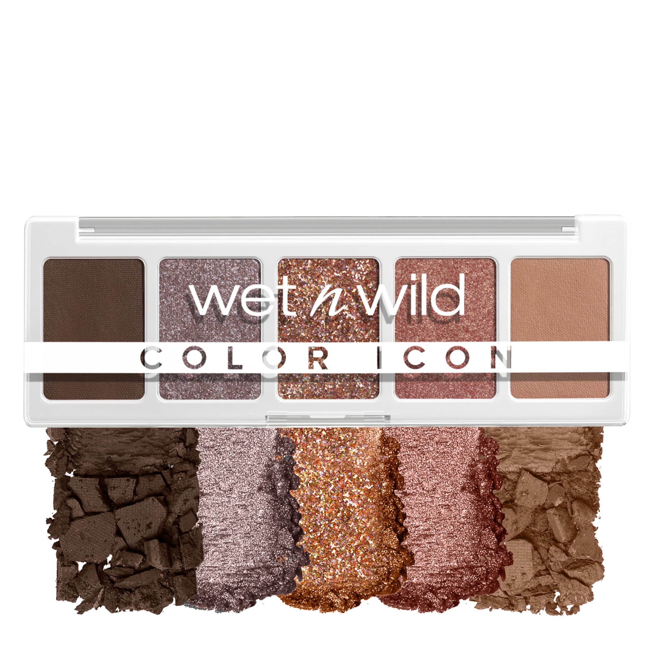 Photo 1 of wet n wild Color Icon Eyeshadow Makeup 5 Pan Palette, Matte, Shimmer, Metallic, Long Wearing, Rich Buttery Pigment, Cruelty Free - Camo-flaunt