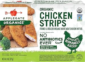 Applegate Farms, Chicken Strips Organic Frozen, 8 Ounce
