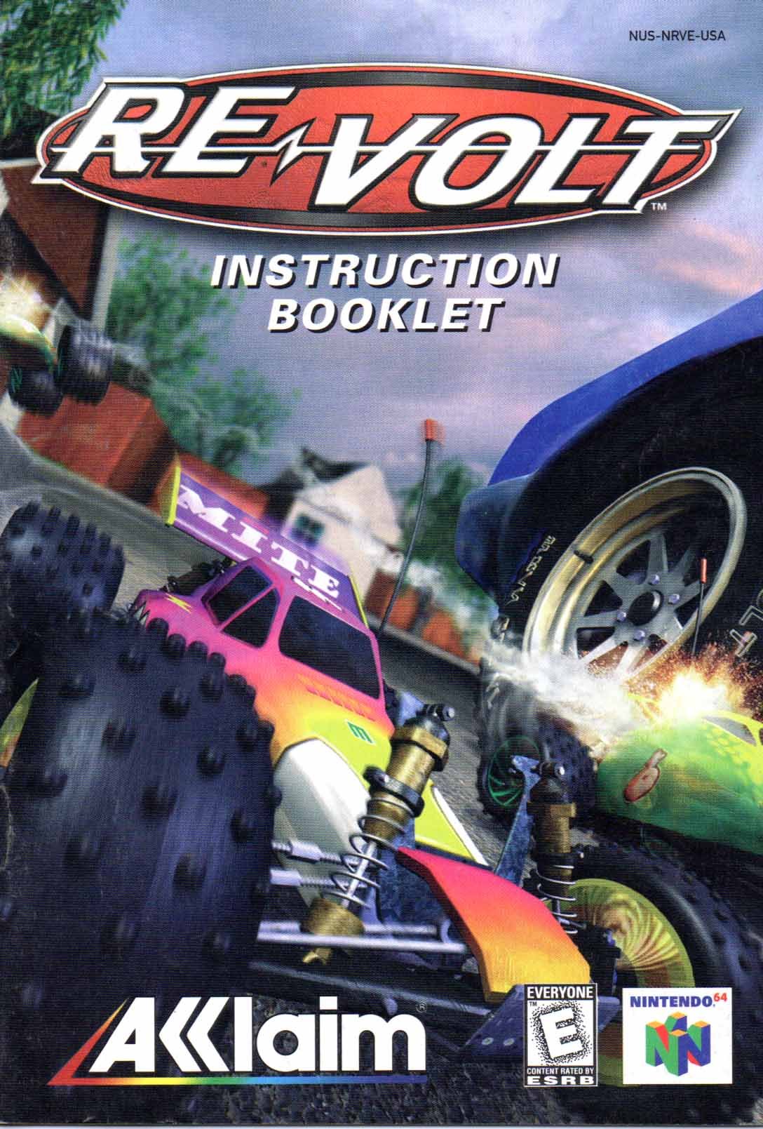 Re Volt N64 Instruction Booklet Nintendo 64 Manual Only Nintendo 64 Manual Amazon Com Books