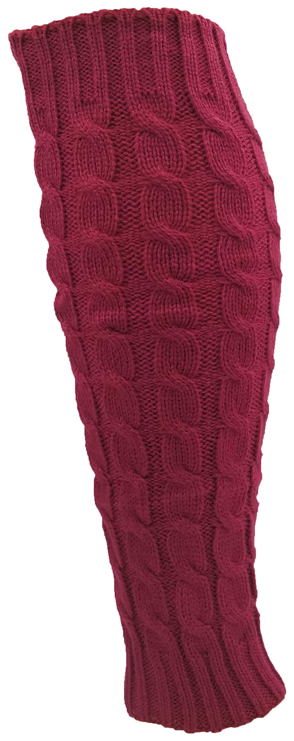 Leg Warmers for Women, 6 Pairs Knee High Cable Knit Warm Thermal