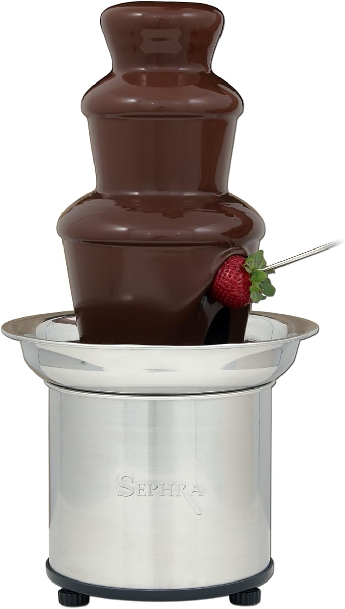 Sephra Select 16" Stainless Steel Mini Chocolate Fountain Amazon.co.uk