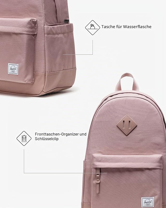 Unisex Heritage Backpack Ash Rose Standard - 24L