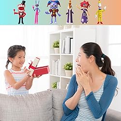 NosActGia Digital Circus Action Figures – 6 pcs