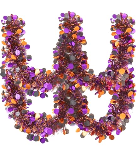 CANREVEL Lot De 4 Guirlandes De Noël Métalliques Brillantes à