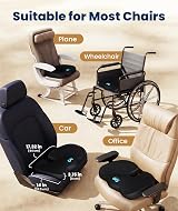 Everlasting Comfort Memory Foam Seat Cushion for Office Chair & Car – Large, view 5
