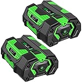 TOMAPEX 56V 5.0Ah Upgraded 2Pack Battery Replacement for EGO 56V Battery，5000mAh Rechargeable Battery Compatible with EGO 56 Volt Power Tools BA5600T, BA1400T, BA4200T, BA4200, BA2240, BA2800, BA1400