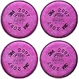 3M 2097 P100 Particulate Filter with Organic Vapor Relief, 2 Pairs (4 Filters)
