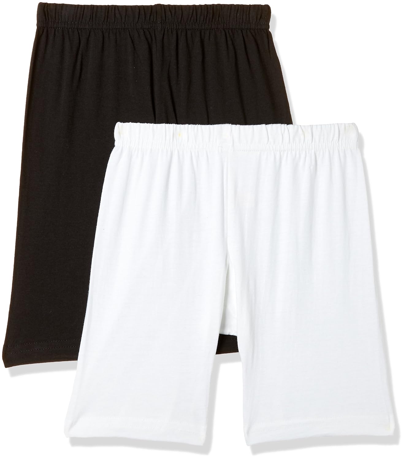 t t women's cotton sports shorts (pack of 2)