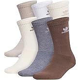 Brown/Beige Crew Socks 6-Pack for Men by ADIDAS