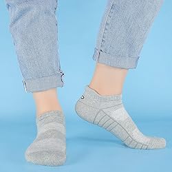 Lapulas Athletic Ankle Socks, Low Cut Cushioned