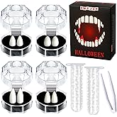 Lot De 3 Paires De Dents De Vampire, Dents De Vampire, Décoration De