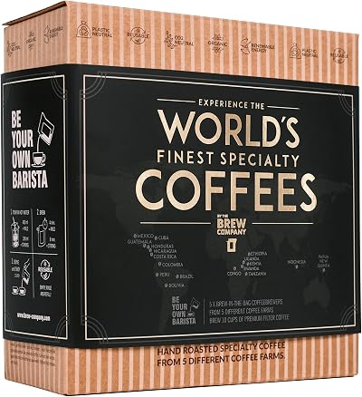Grower’s Cup Original Gourmet Coffee Gift Set 5 Single Estate Coffees