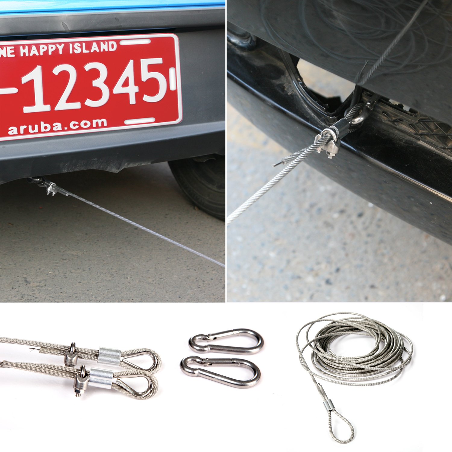 MAGZO Outdoor Clothesline, Stainless Steel Clothesline Wire Outdoor