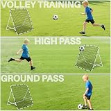 Amazing Tour Football Rebounder - Adjustable Steel Frame Net Trainer view 3