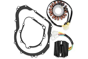 RANSOTO Stator with Regulator Rectifier with Gasket kit Compatible with 2006-2012 Suzuki GSXR 600 750