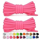 Stepace [2 Pairs Half Round Shoe Laces 1/4" Width
