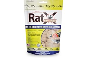 RatX Bait Discs 1 lb. Bag - Contains 45 Discs - for Indoor or Outdoor Use