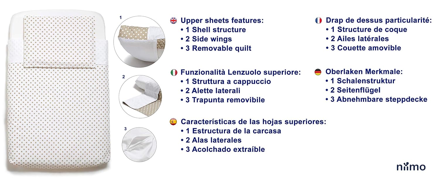 tutti bambini cozee sheet size