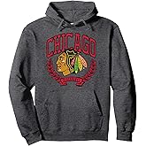 Chicago Blackhawks Vintage Victory Officially Licensed Pullover Hoodie