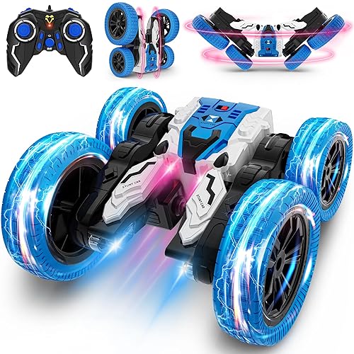 Remote Control Car, Double Sided RC Car, 4WD Off-Road Stunt Car