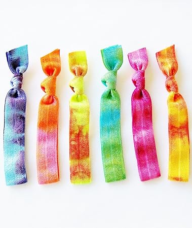 Buy Lucky Girl Hair Ties Tie Dye 6 Pack Day Tripper Online At