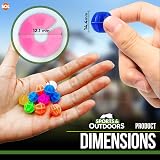 SOL 72pcs Bike Spoke Beads Multicoloured Clip On Reflectors Kids Accessories view 2