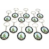 Arimex Religious Keychain church party favors 12 pcs. Assorted keychains for Fiestas Birthday Parties novelty gifts. llaveros (Saint Jude/San Judas 3)