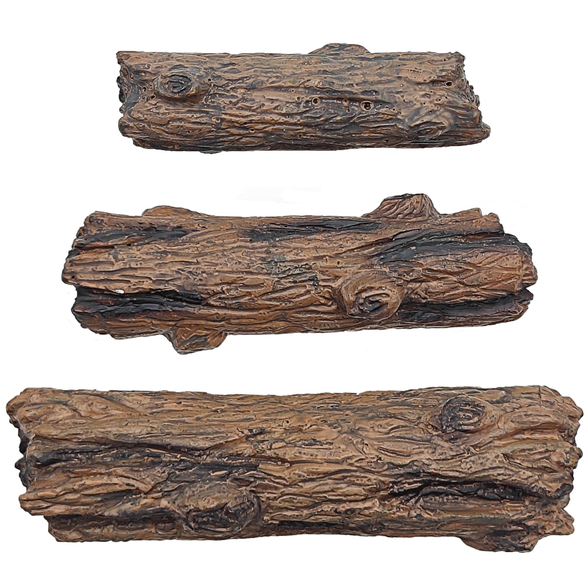 HAOBIN 3 Pcs Simulated Tree Stump Decoration Artificial Tree Stump Model Tree Stump Miniature Train Stump Railway Landscape for Decorating Miniature Fairy Gardens, Miniature