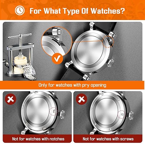 JOREST Watch Press Tool Set, Back Case Closer for Closing the