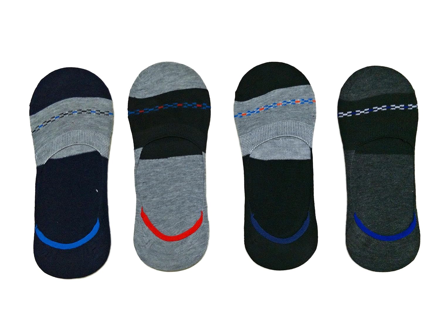 qraftink no show socks for men, women, boys & girls | premium mercerised cotton unisex loafer socks for daily use & sports | fits upto uk size 10, us size 12 &