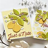 Lemon Die Cuts for Card Making Leaves Metal Cutting Dies for DIY Paper Scrapbooking Fruit Decor Embossing Crafts