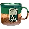 Silver Buffalo The Lord of The Rings Reactive Glaze Ceramic Camper Mug Featuring The Green Dragon, 20 Ounces