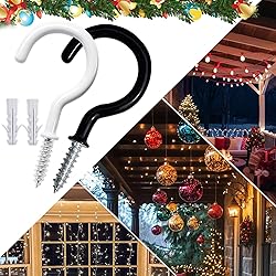 Etoolia 12 Pcs Ceiling Hooks for Hanging Plants