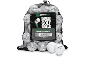 GolfBall Nut - Recycled Golf Balls for Srixon Z-Series Mix - Used Golf Balls Bulk Good Condition – Includes Mesh Bag – (24-48)-Pack, White