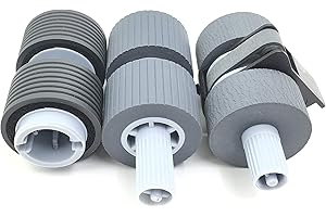 OKLILI PA03338-K011 PA03576-K010 Scanner Pick Pickup Roller Brake Roller Compatible with fi-6670 fi-6670A fi-6770 fi-6770A fi-5650C fi-5750C