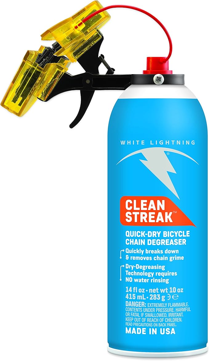 white lightning bike chain cleaner kit