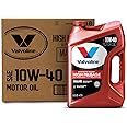 Valvoline High Mileage with MaxLife Technology SAE 10W-40 Synthetic Blend Motor Oil 5 QT, Case of 3 (Packaging May Vary)