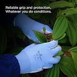 SHOWA Floreo 370 Gardening Gloves 4 Pairs Multicolour Nitrile Coated view 4